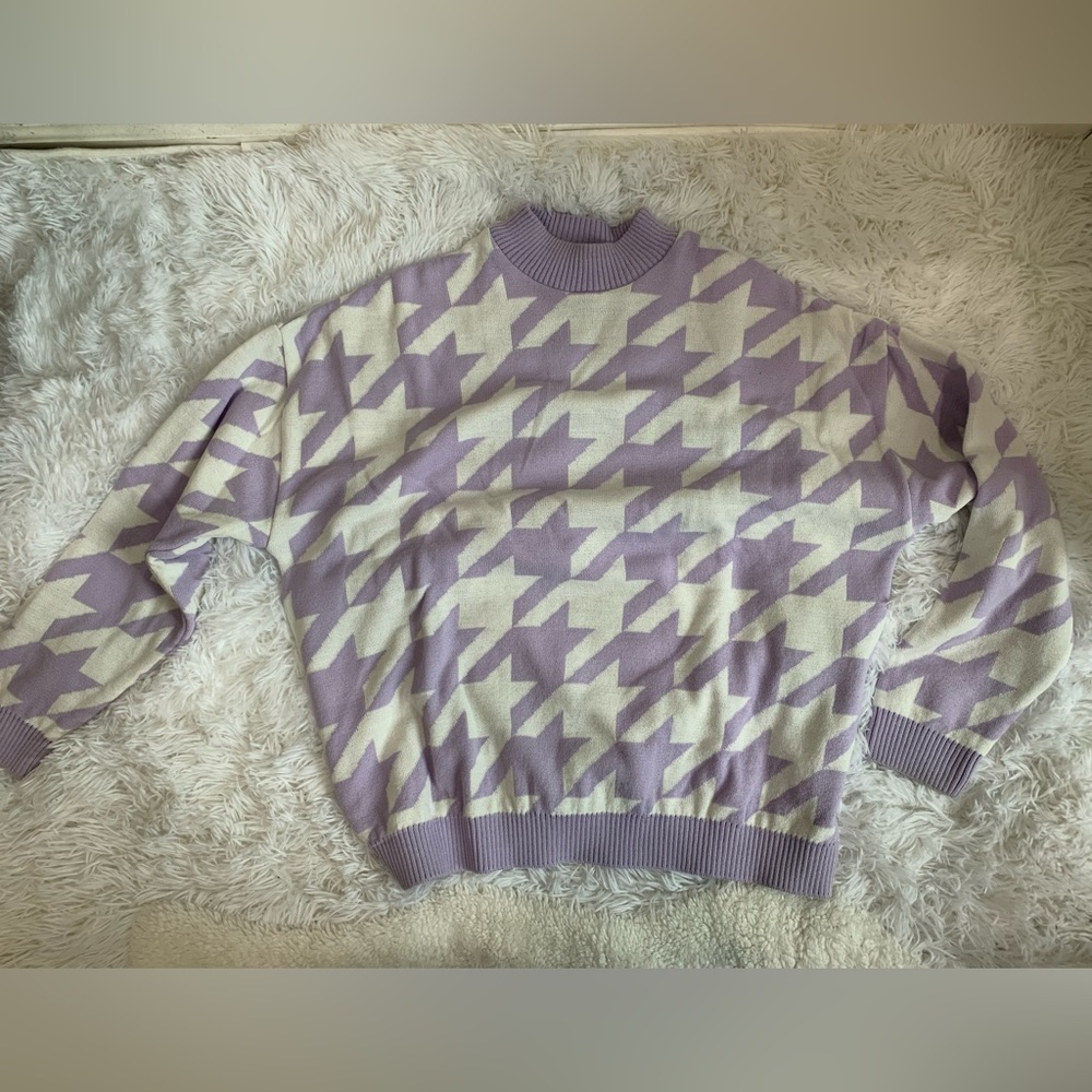 ASOS Lilac Knitted Turtleneck